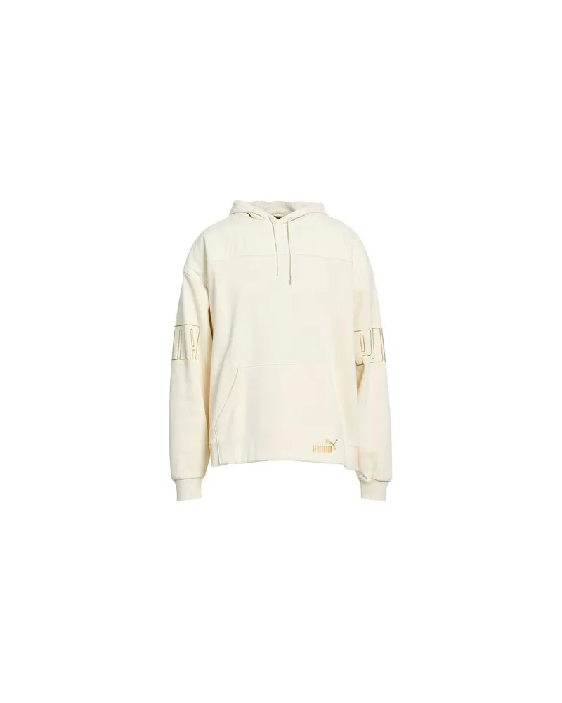 Puma TOPS - Sweatshirtsauf YOOX.COM Cremeweiß