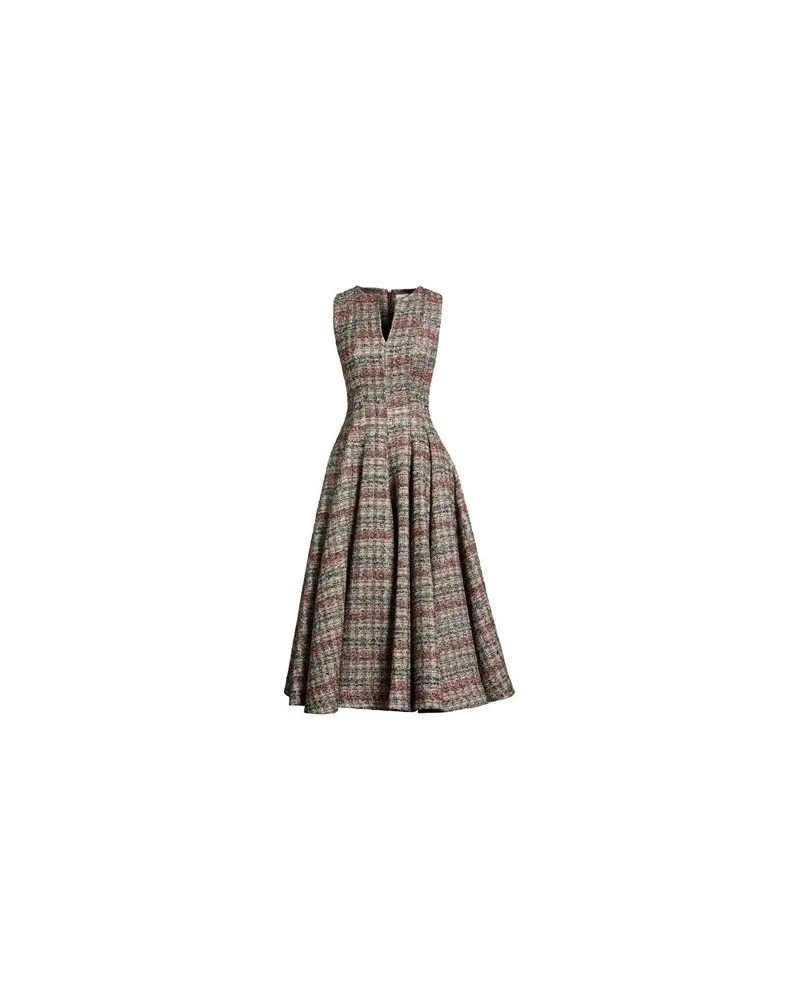 Sara Roka KLEIDER - Midi-Kleiderauf YOOX.COM Braun