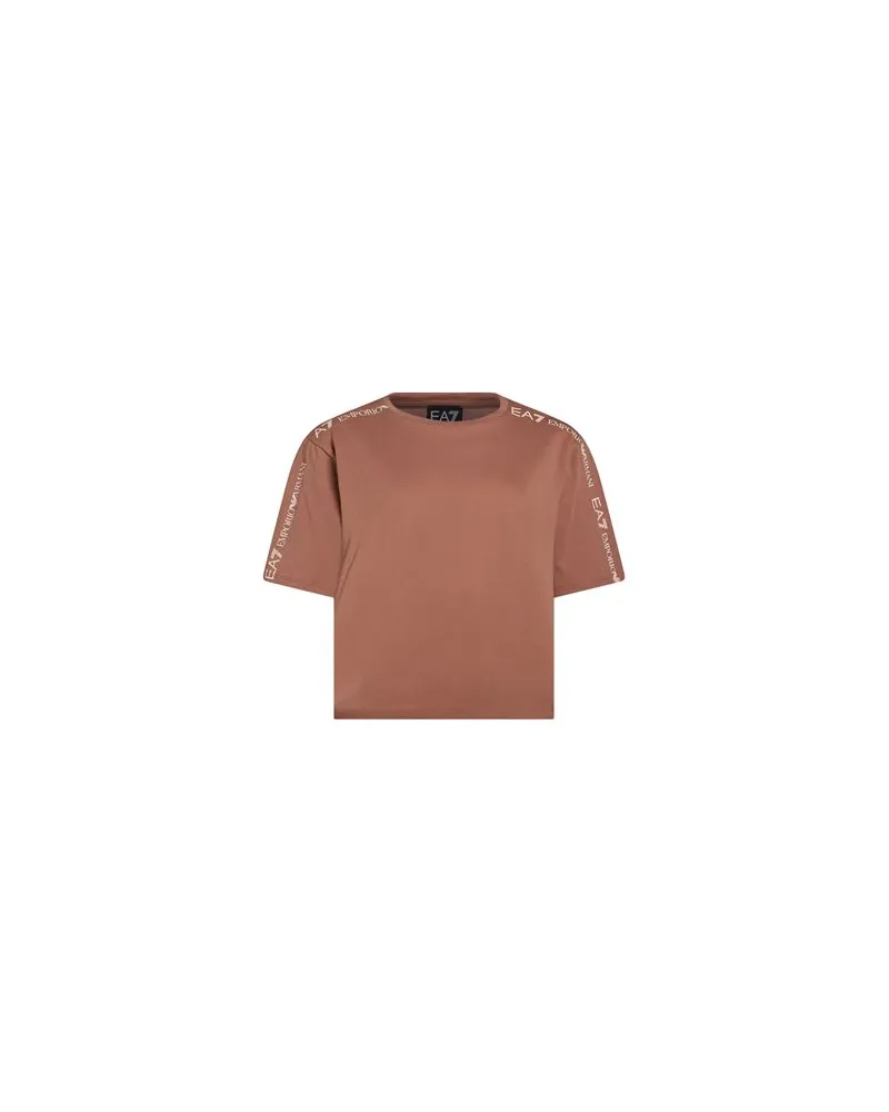 EA7 TOPS - T-shirtsauf YOOX.COM Braun