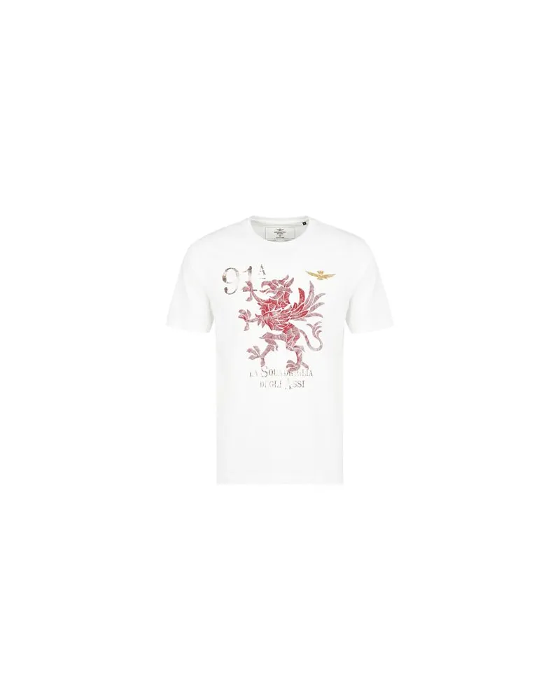Aeronautica Militare TOPS - T-shirtsauf YOOX.COM Weiß