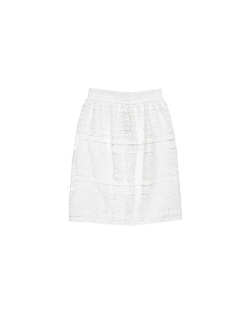 Burberry HOSEN & RÖCKE - Midi-Röckeauf YOOX.COM Weiß