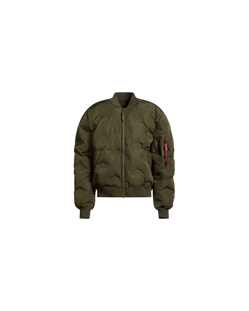 Alpha Industries JACKEN & MÄNTEL - Pufferjacken & Daunenjackenauf YOOX.COM Militärgrün