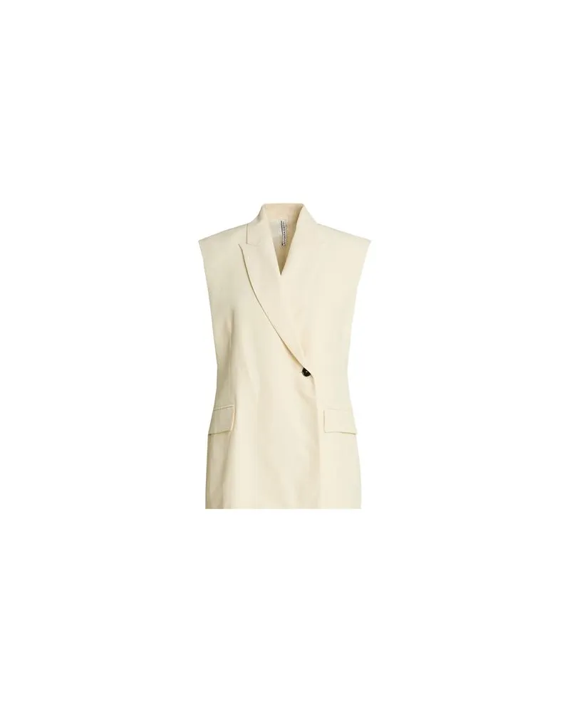 Liviana Conti ANZÜGE und CO-ORDS - Couture-Westenauf YOOX.COM Elfenbein