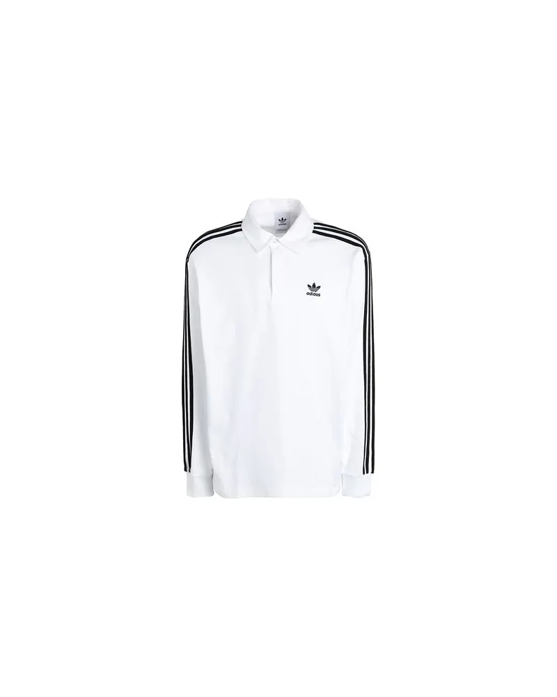 adidas Rugby polo  - TOPS - Poloshirtsauf YOOX.COM Weiß