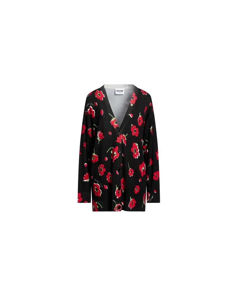 Moschino STRICKWAREN - Strickjackenauf YOOX.COM Schwarz