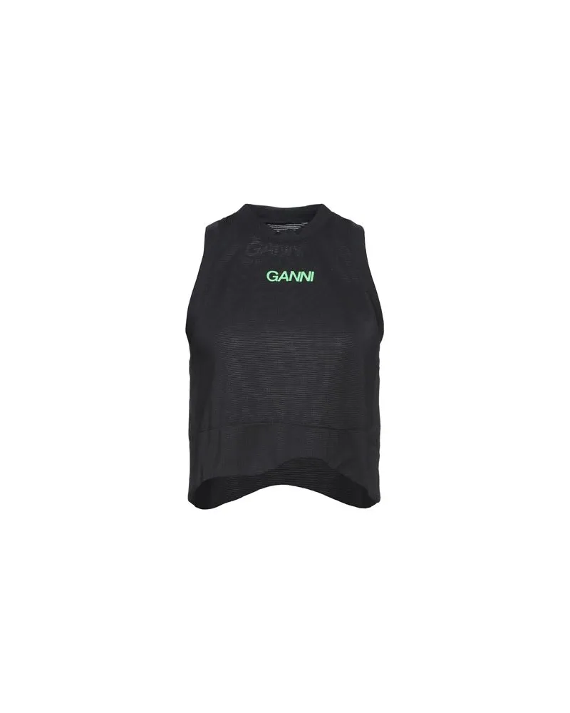 Ganni TOPS - Topsauf YOOX.COM Schwarz