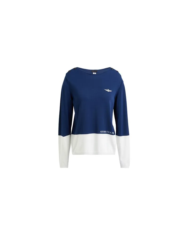 Aeronautica Militare STRICKWAREN - Pulloverauf YOOX.COM Marineblau