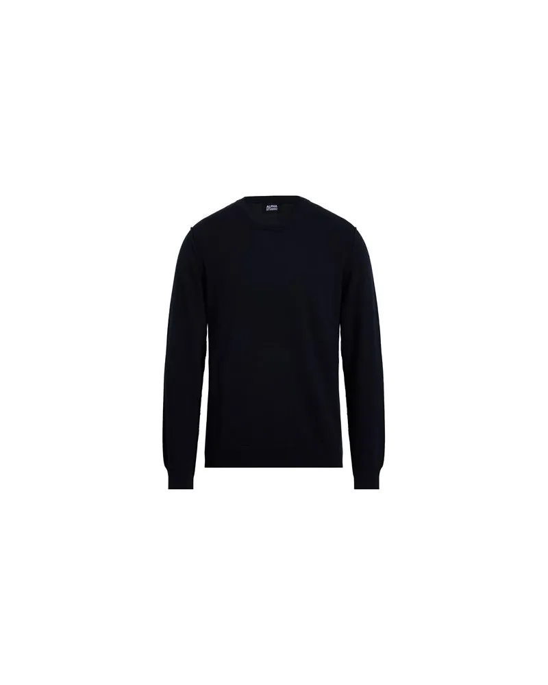 Alpha Studio STRICKWAREN - Pulloverauf YOOX.COM Schwarz