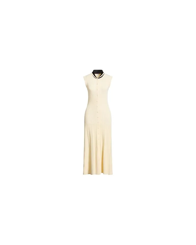 Sandro KLEIDER - Maxi-Kleiderauf YOOX.COM Cremeweiß