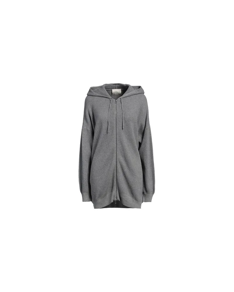 N.O.W. Andrea Rosati Cashmere STRICKWAREN - Strickjackenauf YOOX.COM Blei