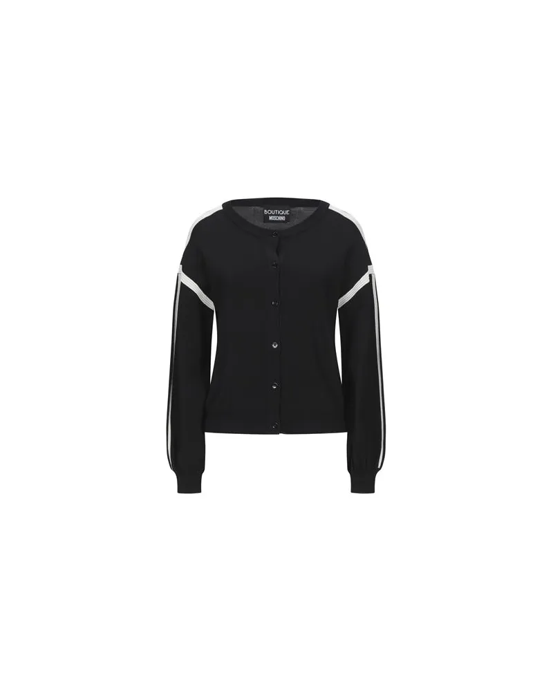 Moschino STRICKWAREN - Strickjackenauf YOOX.COM Schwarz