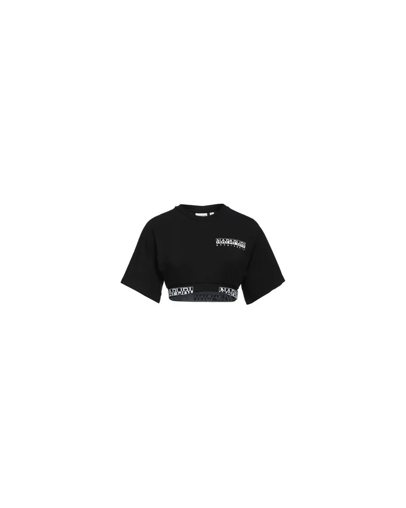 Napapijri TOPS - T-shirtsauf YOOX.COM Schwarz