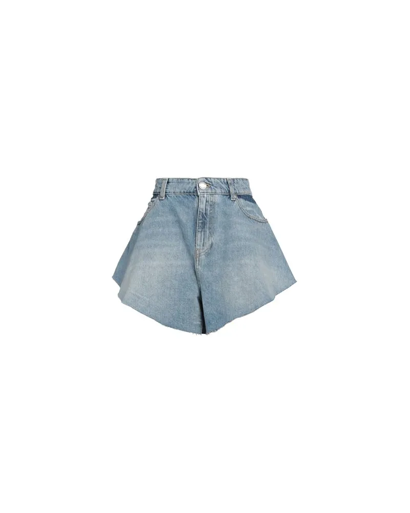Pinko HOSEN & RÖCKE - Jeansshortsauf YOOX.COM Blau