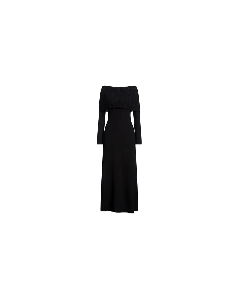 Maje KLEIDER - Maxi-Kleiderauf YOOX.COM Schwarz