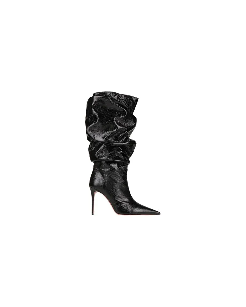 Amina Muaddi SCHUHE - Stiefelauf YOOX.COM Schwarz