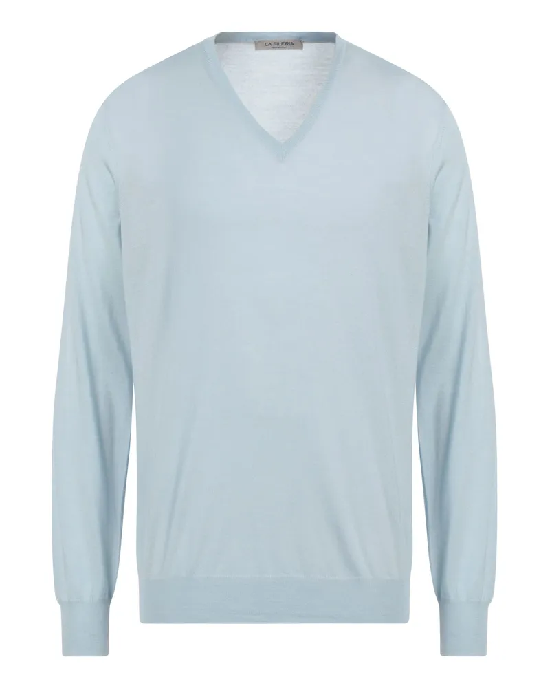 La Fileria Pullover Himmelblau