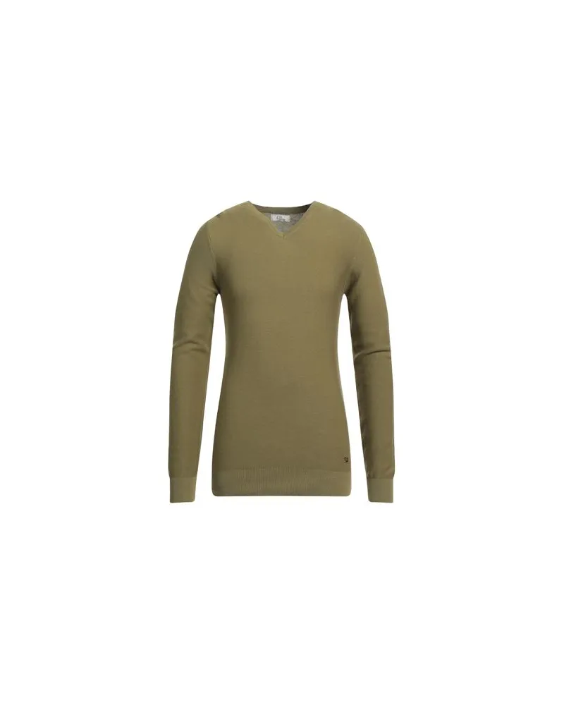 YES ZEE by Essenza STRICKWAREN - Pulloverauf YOOX.COM Militärgrün