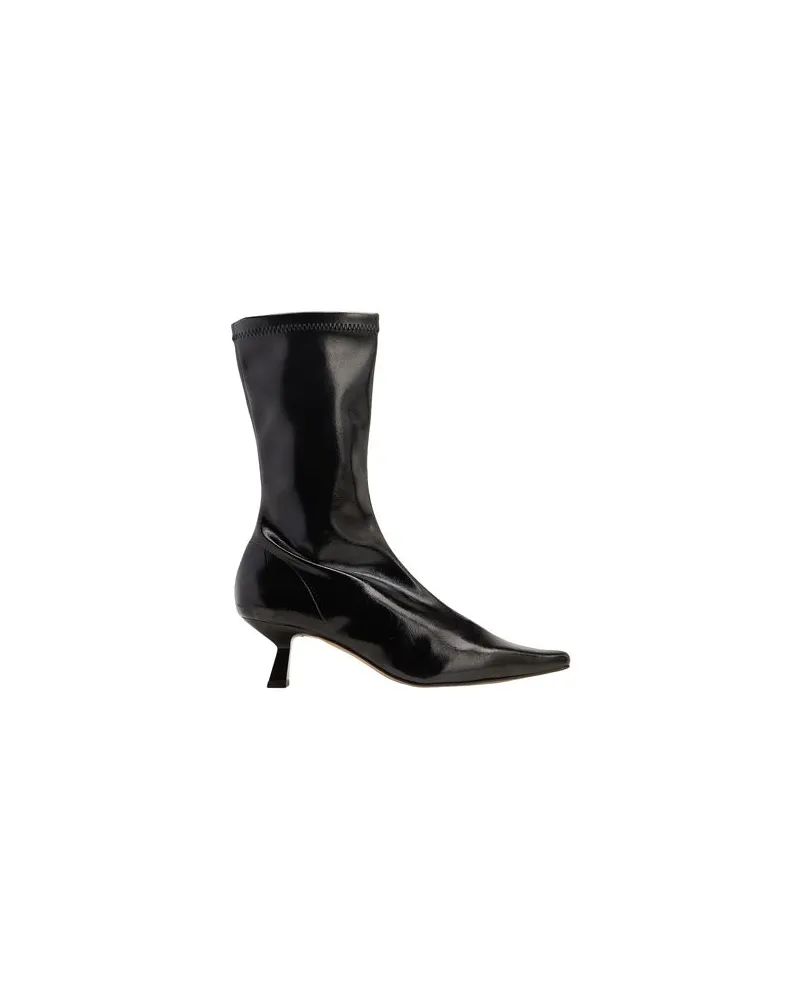 8 by Yoox STRETCH SOCKS SPOOL HEEL ANKLE BOOTS - SCHUHE - Stiefelettenauf YOOX.COM Schwarz