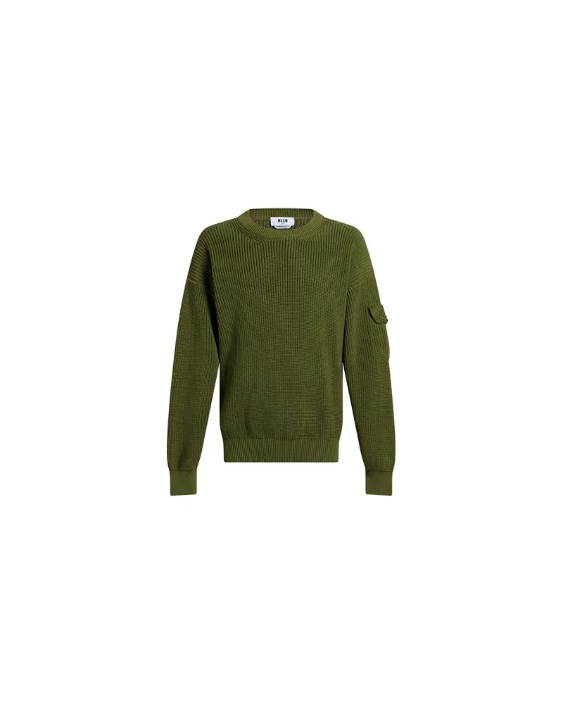 MSGM STRICKWAREN - Pulloverauf YOOX.COM Militärgrün