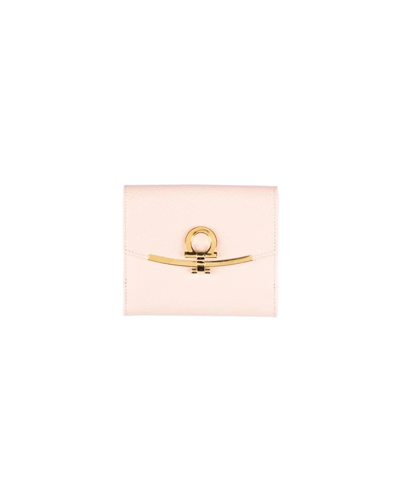Ferragamo Kleinlederwaren - Brieftaschenauf YOOX.COM Hellrosa