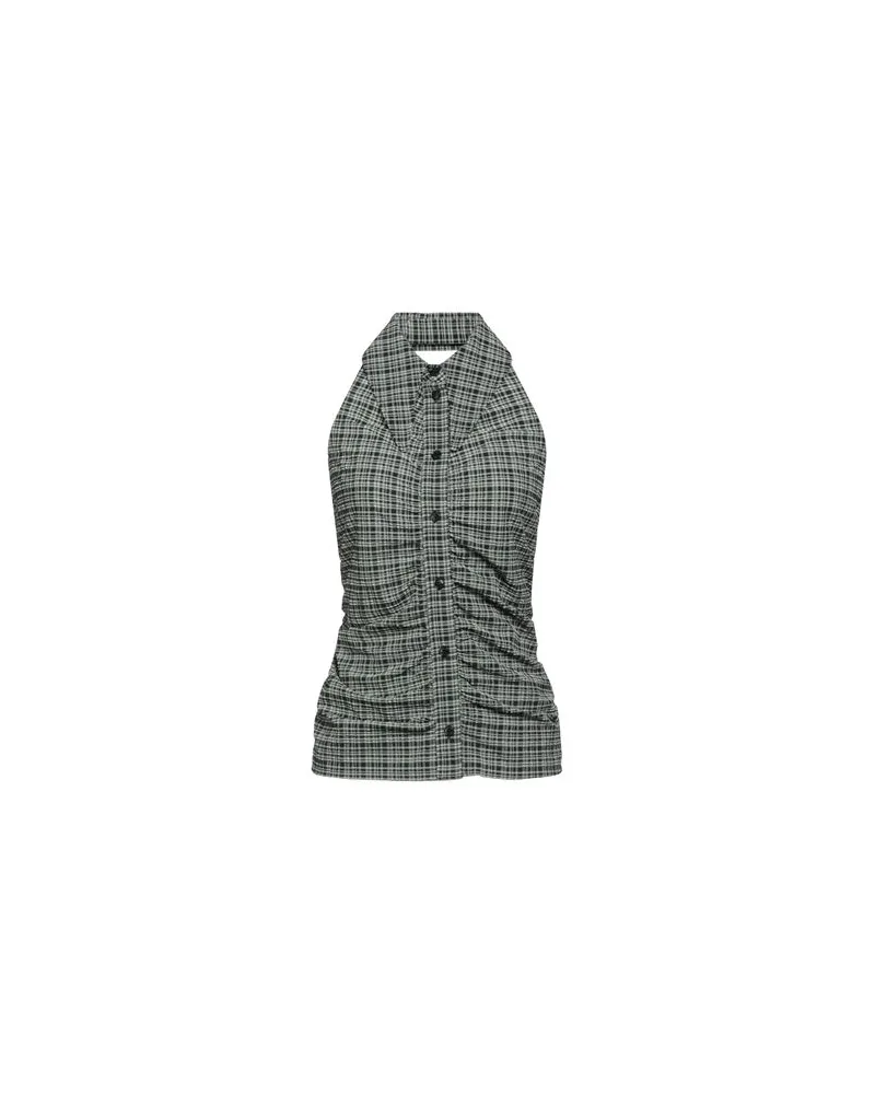 Ganni TOPS - Hemdenauf YOOX.COM Militärgrün