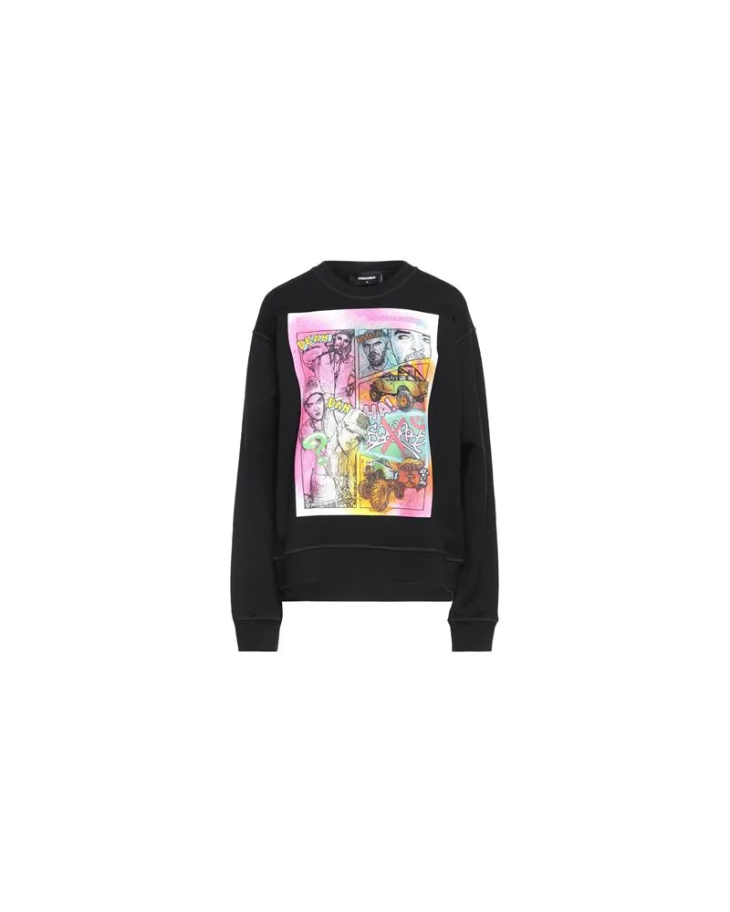 Dsquared2 TOPS - Sweatshirtsauf YOOX.COM Schwarz