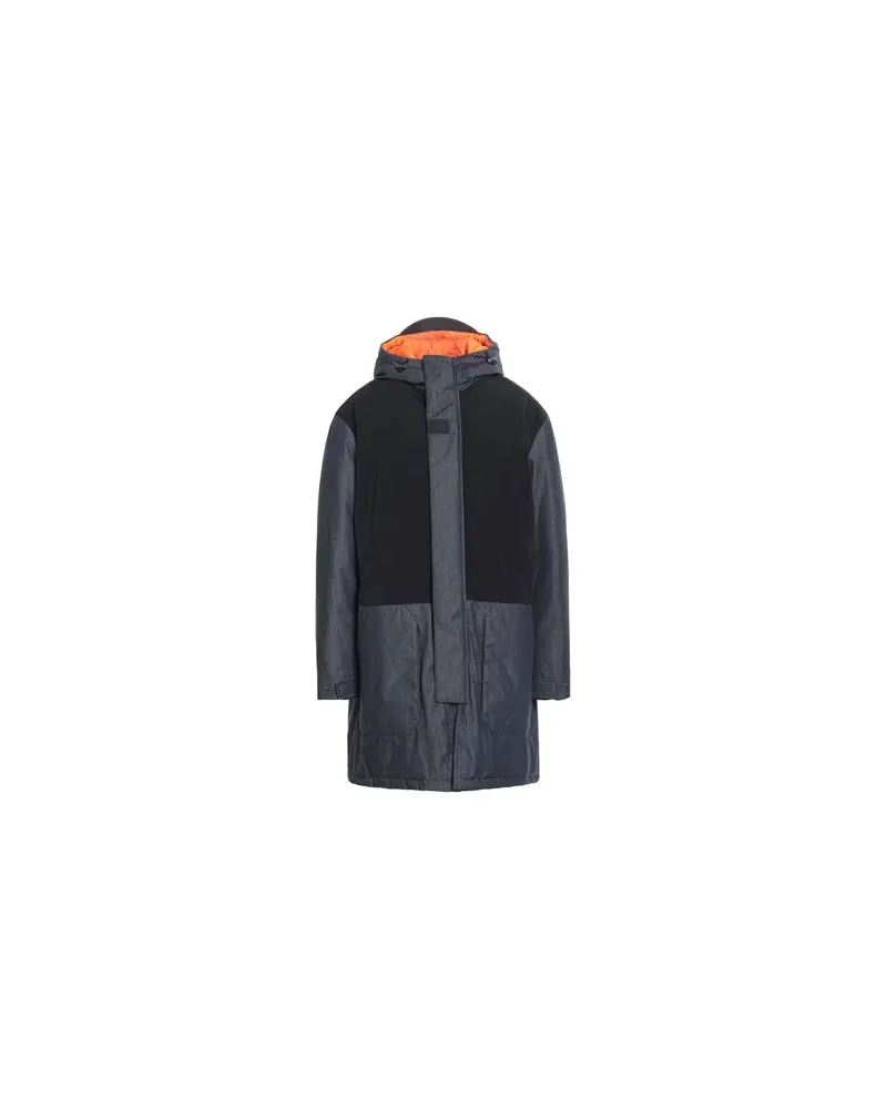 Armani Exchange JACKEN & MÄNTEL - Mäntelauf YOOX.COM Taubenblau