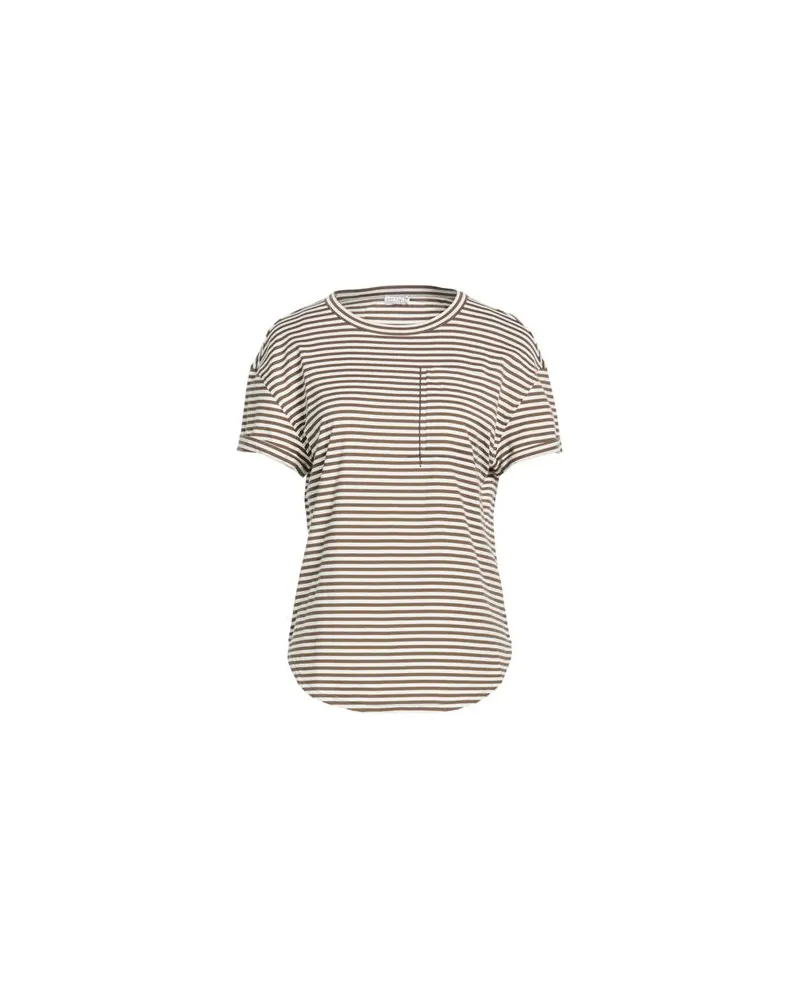 Brunello Cucinelli TOPS - T-shirtsauf YOOX.COM Militärgrün