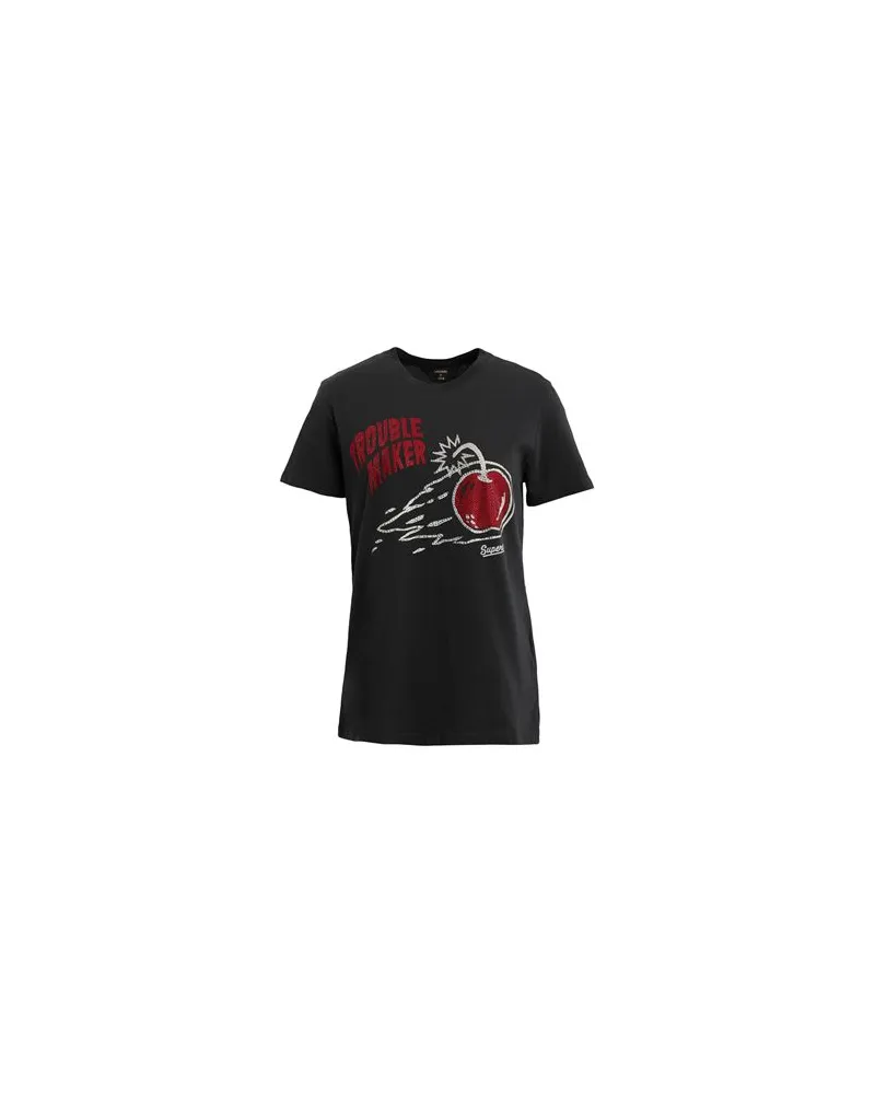 Superdry. TOPS - T-shirtsauf YOOX.COM Schwarz