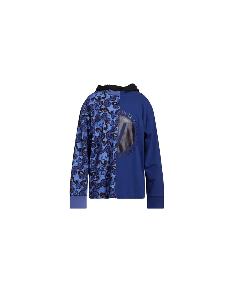 Versace Jeans TOPS - Sweatshirtsauf YOOX.COM Blau