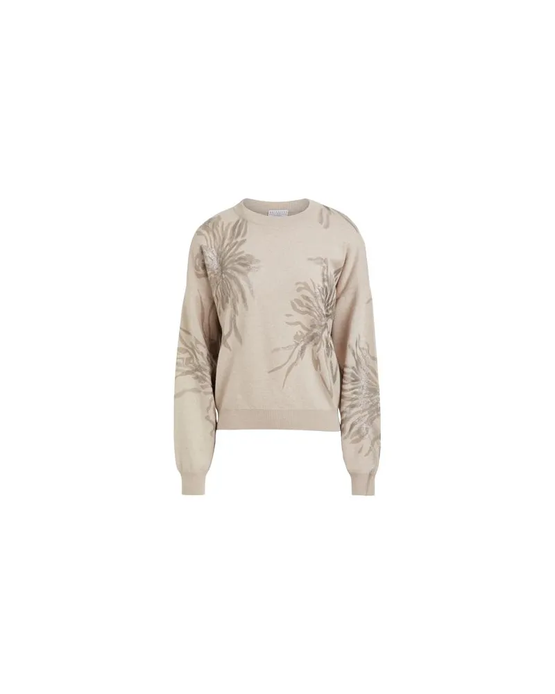 Brunello Cucinelli STRICKWAREN - Pulloverauf YOOX.COM Beige