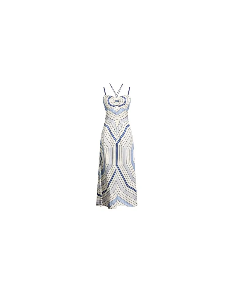 Sandro KLEIDER - Maxi-Kleiderauf YOOX.COM Blau