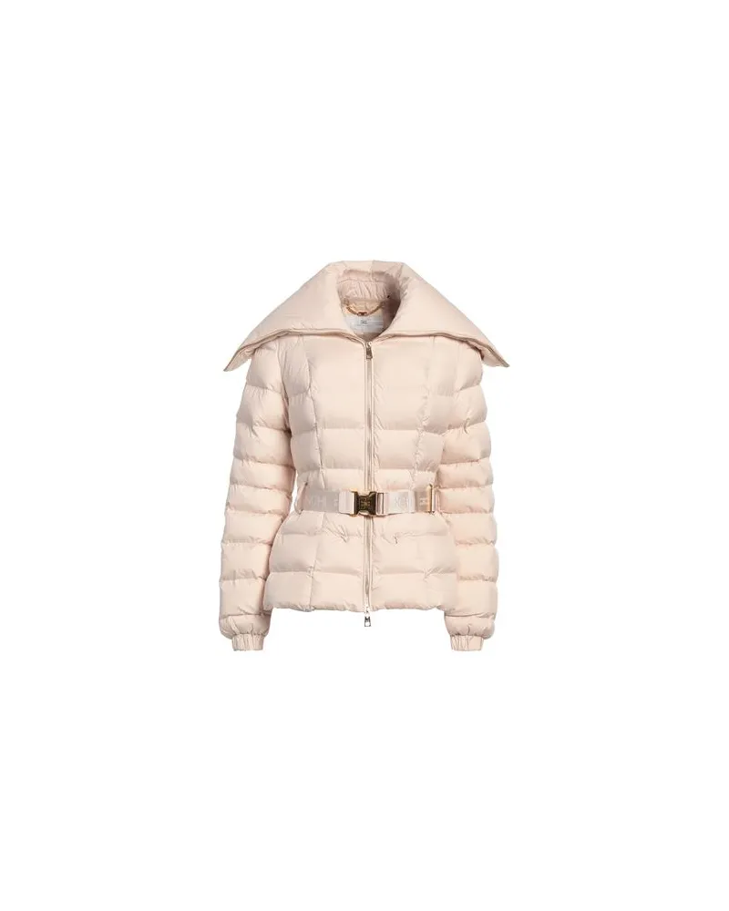 Elisabetta Franchi JACKEN & MÄNTEL - Pufferjacken & Daunenjackenauf YOOX.COM Beige