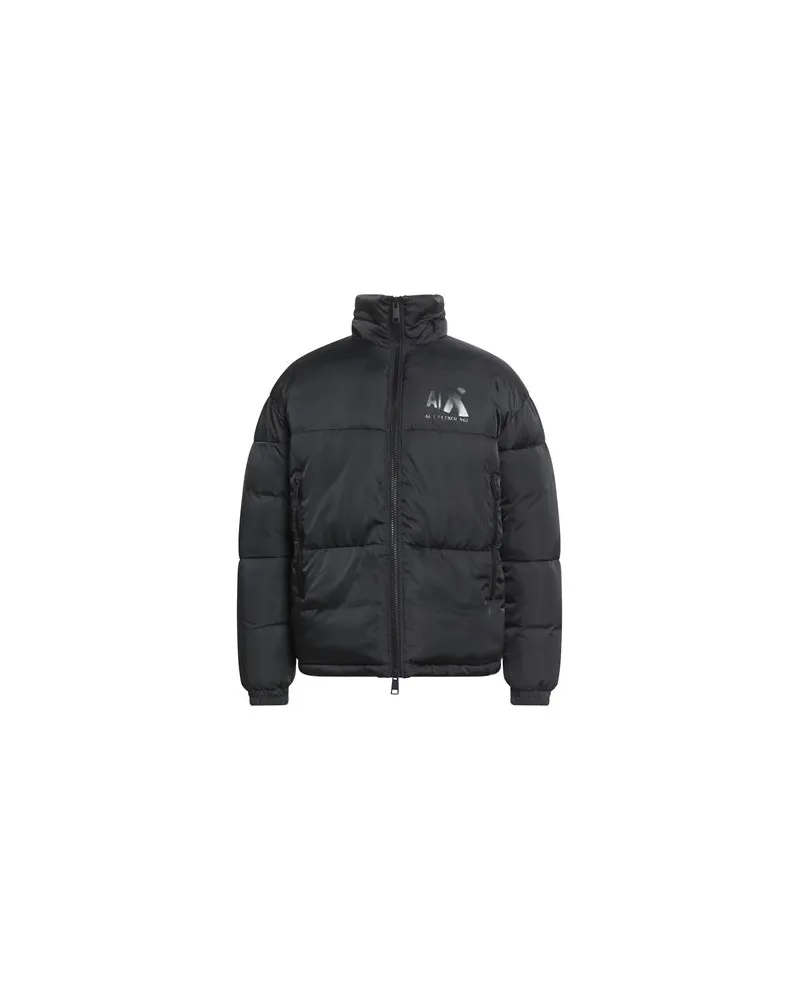 Armani Exchange JACKEN & MÄNTEL - Pufferjacken & Daunenjackenauf YOOX.COM Schwarz