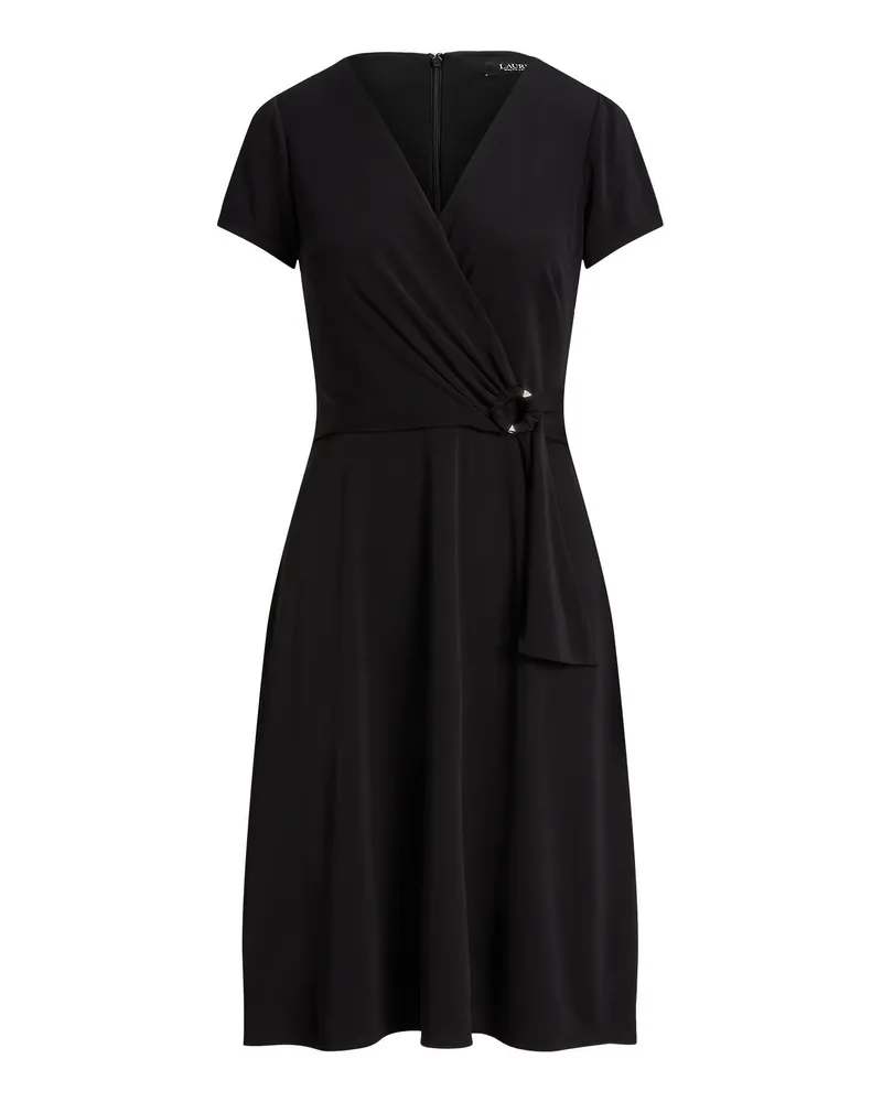 Ralph Lauren Midi-Kleid Schwarz