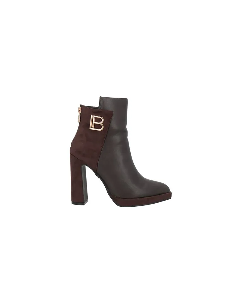 Laura Biagiotti SCHUHE - Stiefelettenauf YOOX.COM Dunkelbraun