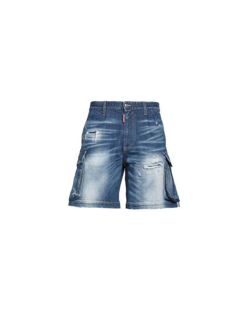Dsquared2 HOSEN & RÖCKE - Jeansshortsauf YOOX.COM Blau