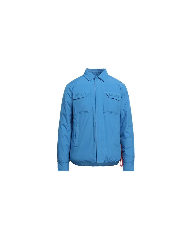 AFTER/LABEL JACKEN & MÄNTEL - Pufferjacken & Daunenjackenauf YOOX.COM Azurblau