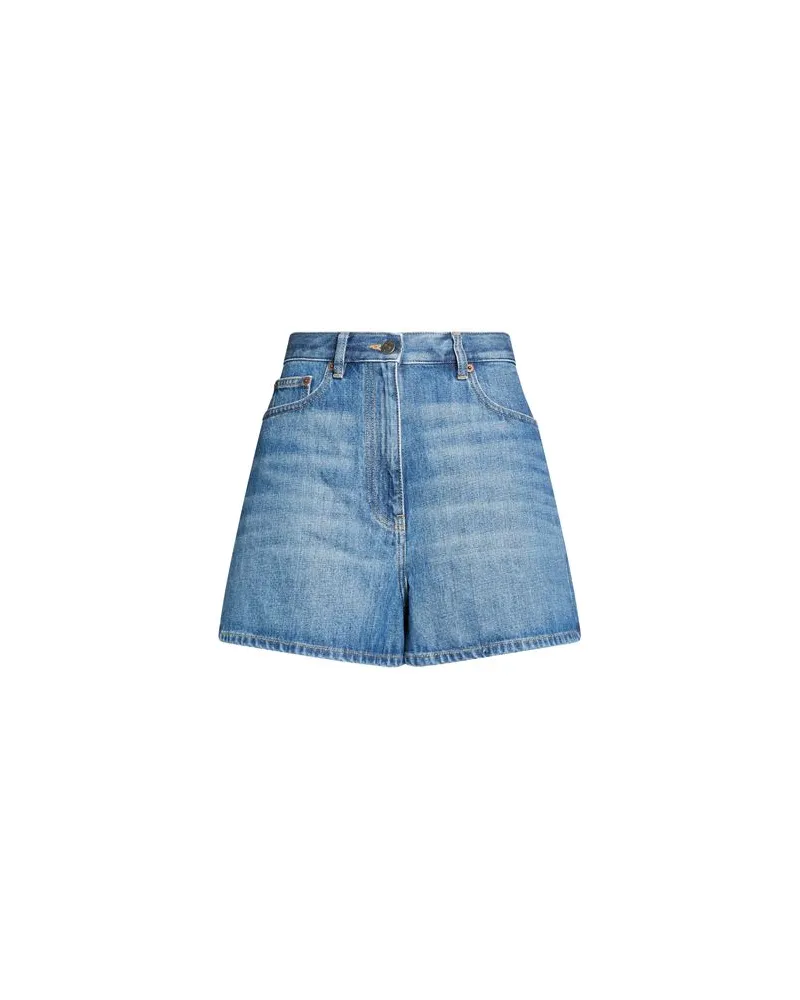 Valentino Garavani HOSEN & RÖCKE - Jeansshortsauf YOOX.COM Blau