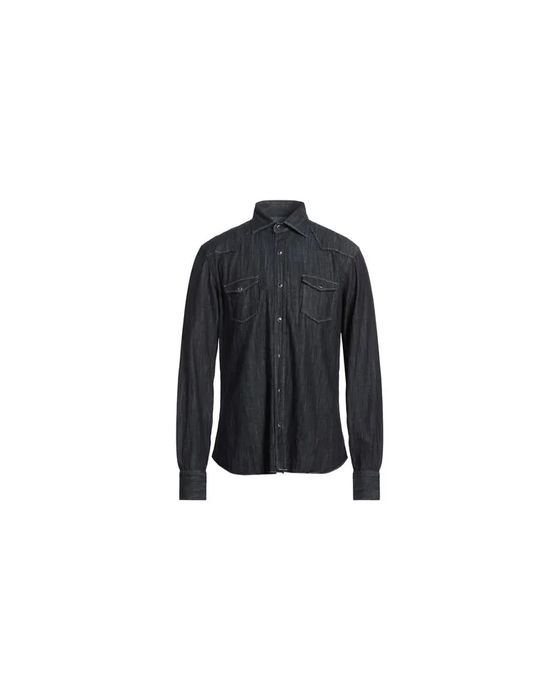 BARBA TOPS - Jeanshemdenauf YOOX.COM Blau