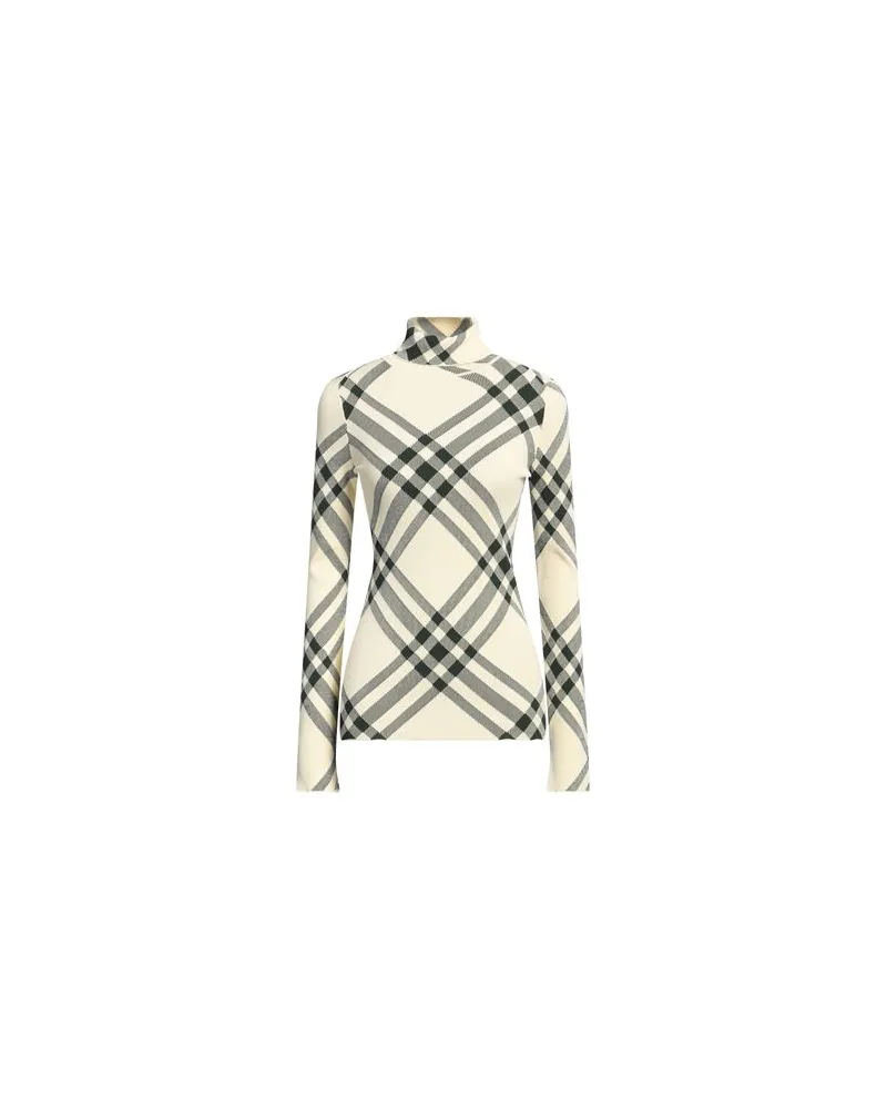 Burberry STRICKWAREN - Rollkragenpulloverauf YOOX.COM Cremeweiß