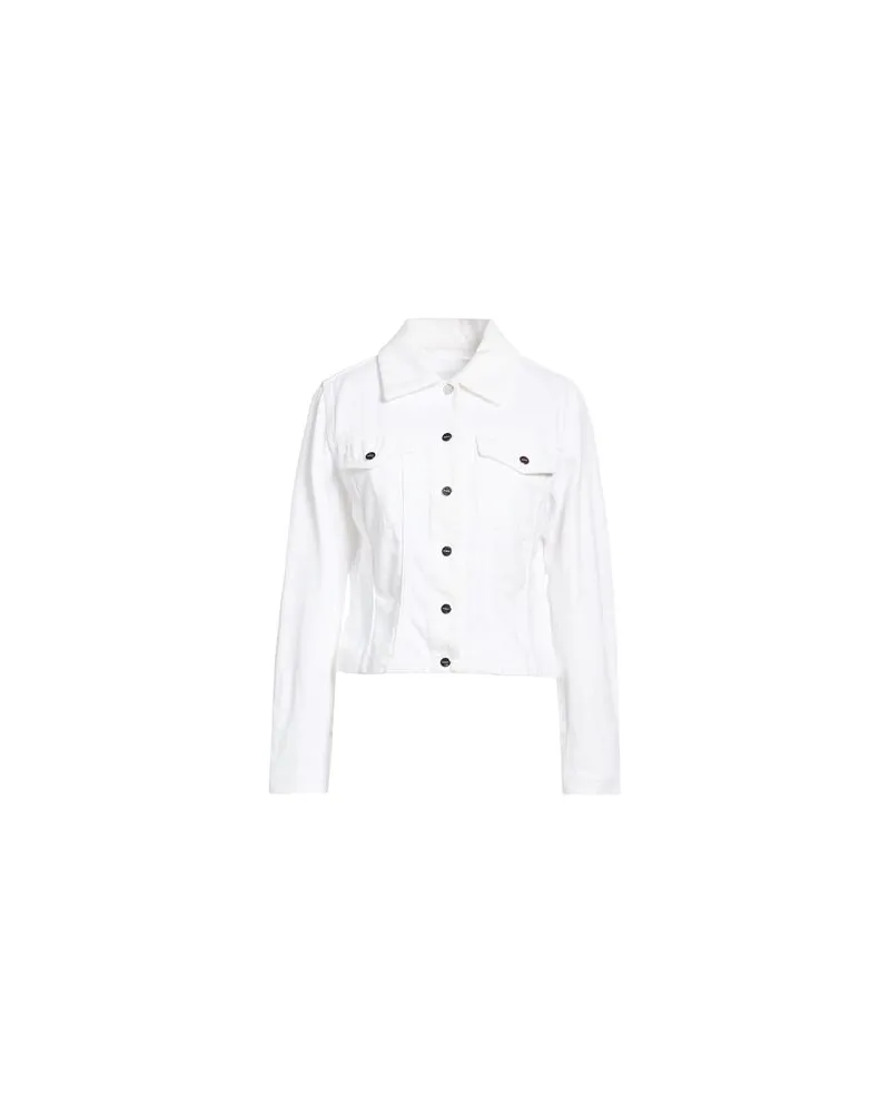 Dondup JACKEN & MÄNTEL - Jeansjacken/Mäntelauf YOOX.COM Weiß