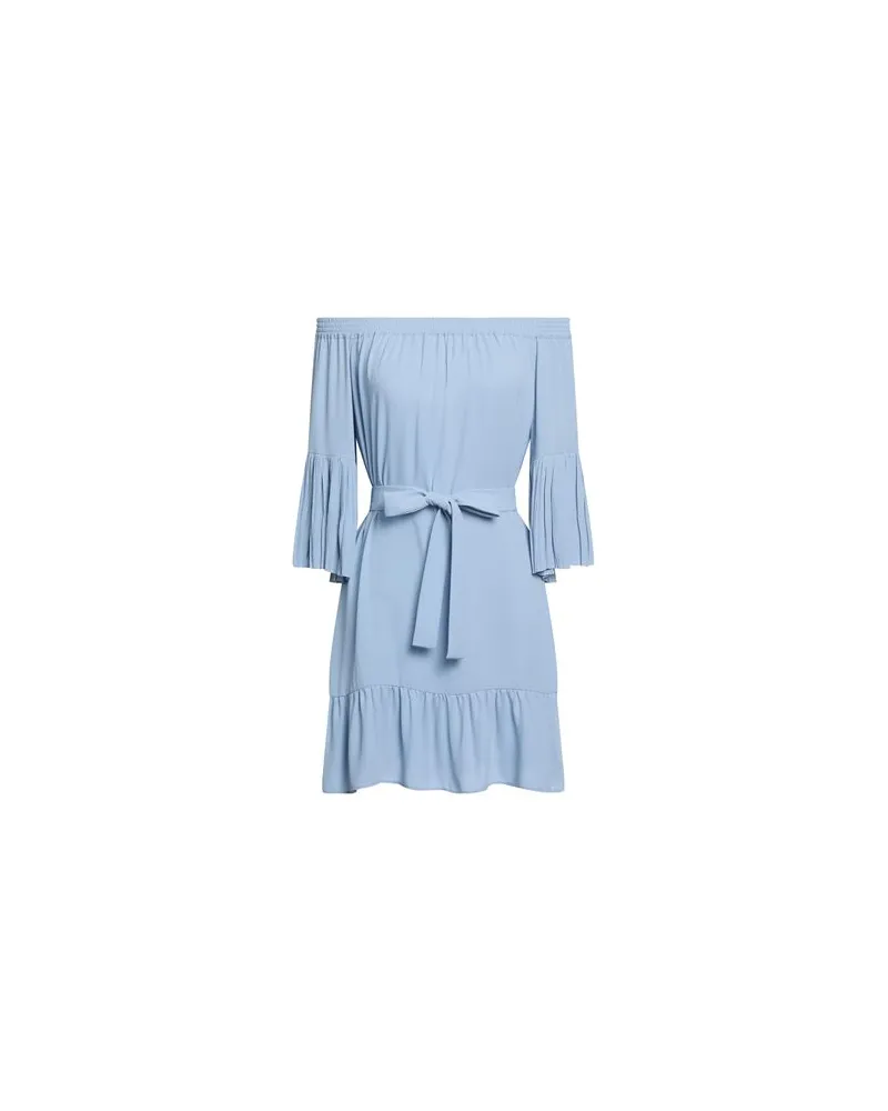 Suoli KLEIDER - Mini-Kleiderauf YOOX.COM Himmelblau