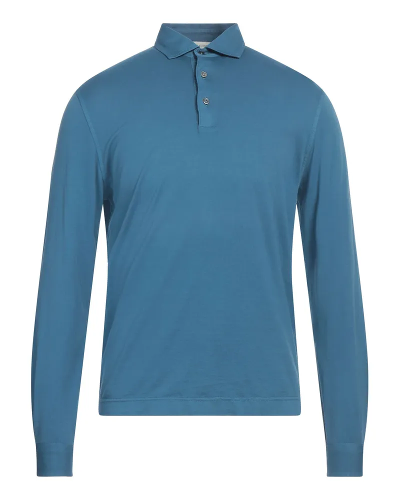 Filippo de Laurentiis Poloshirt Taubenblau