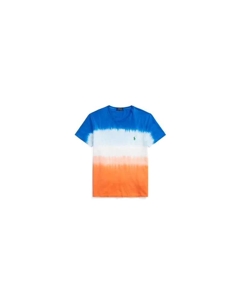 Ralph Lauren CUSTOM SLIM FIT TIE-DYE JERSEY T-SHIRT  - TOPS - T-shirtsauf YOOX.COM Königsblau