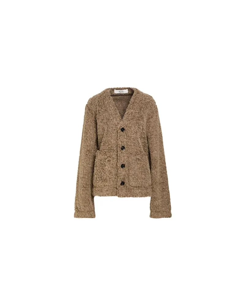 Séfr STRICKWAREN - Strickjackenauf YOOX.COM Khaki