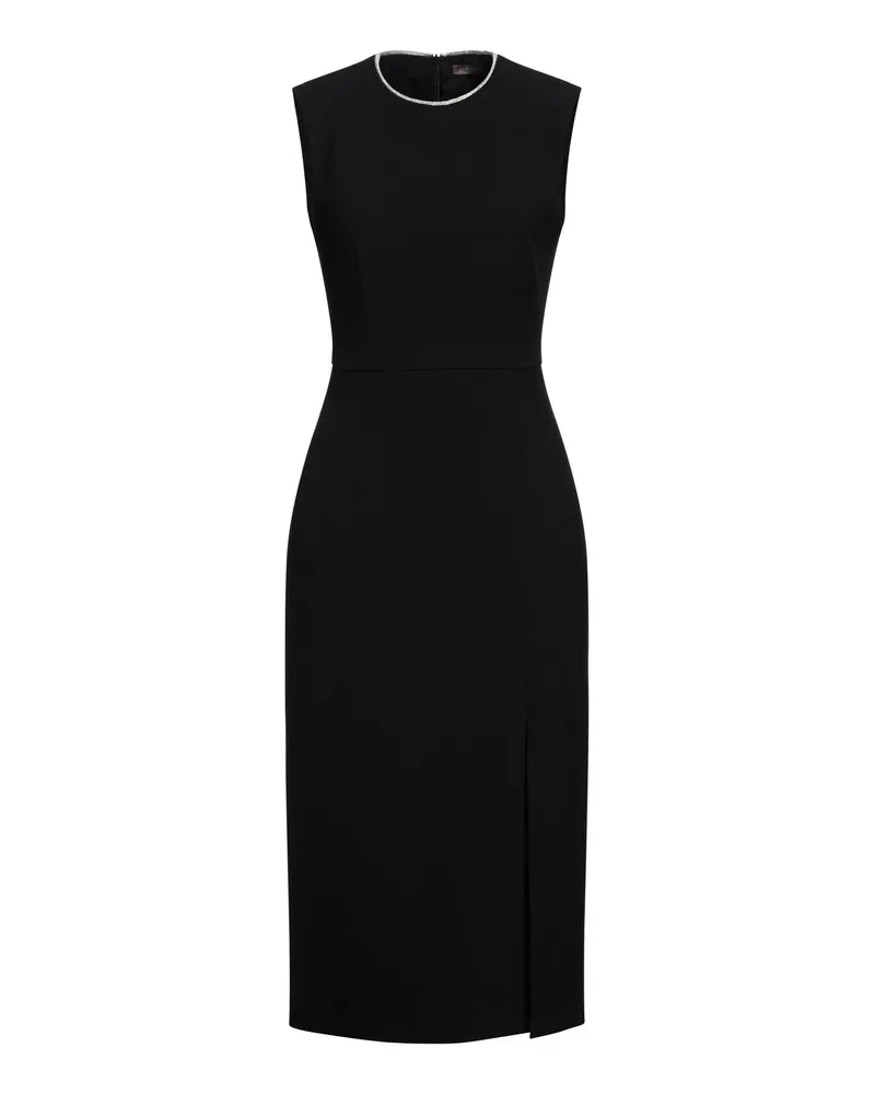 Peserico Midi-Kleid Schwarz