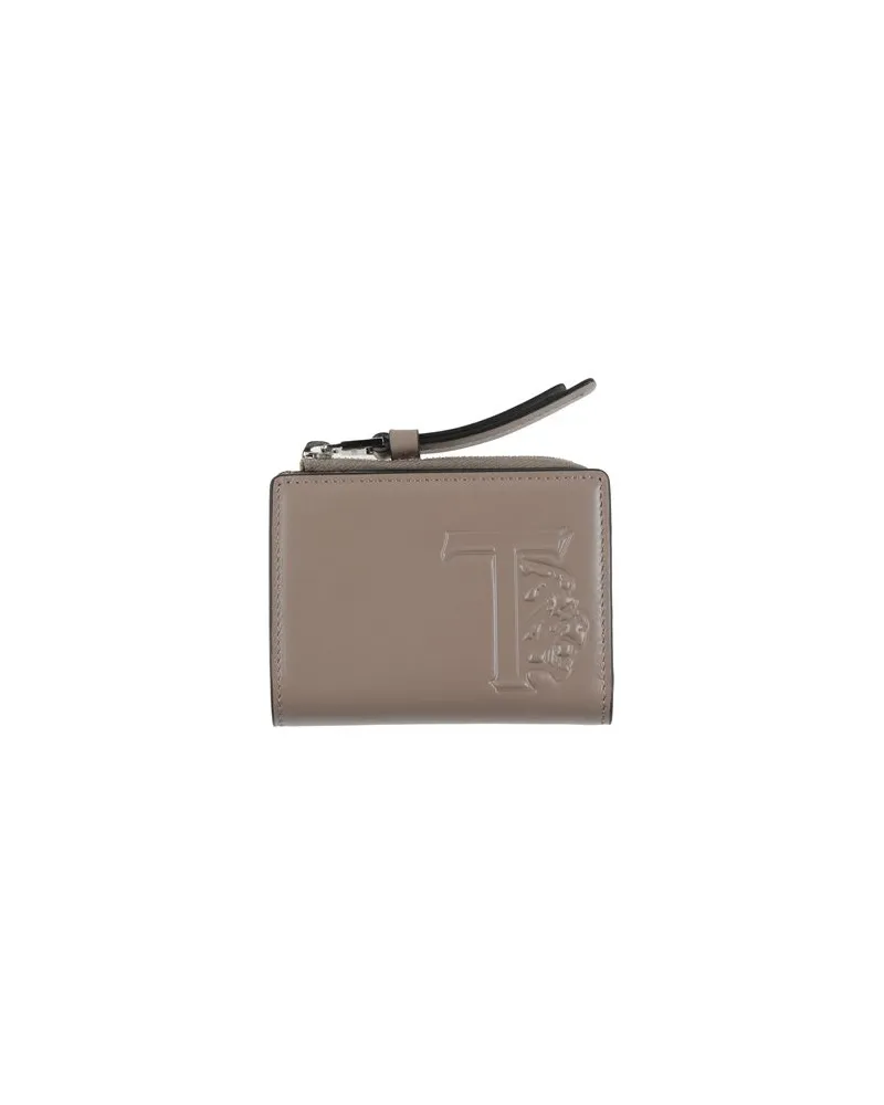 TOD'S Kleinlederwaren - Brieftaschenauf YOOX.COM Grau