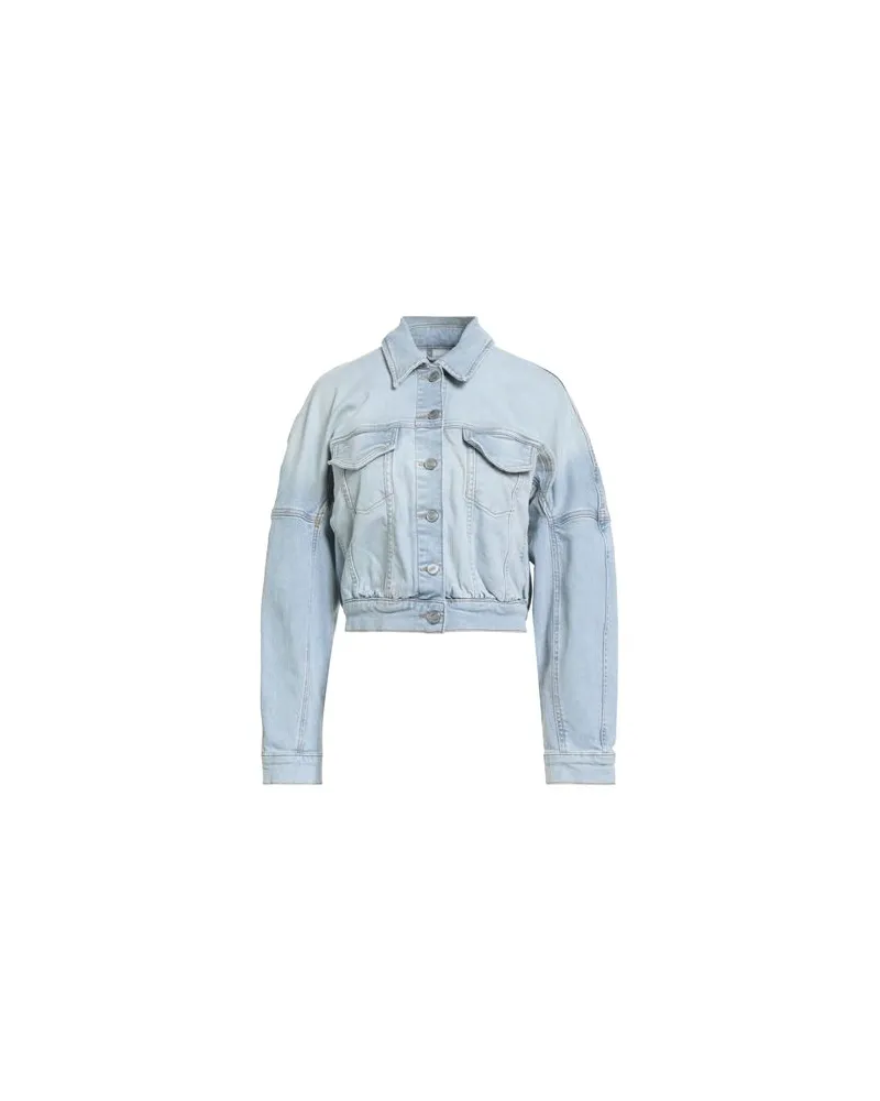 Ganni JACKEN & MÄNTEL - Jeansjacken/Mäntelauf YOOX.COM Blau