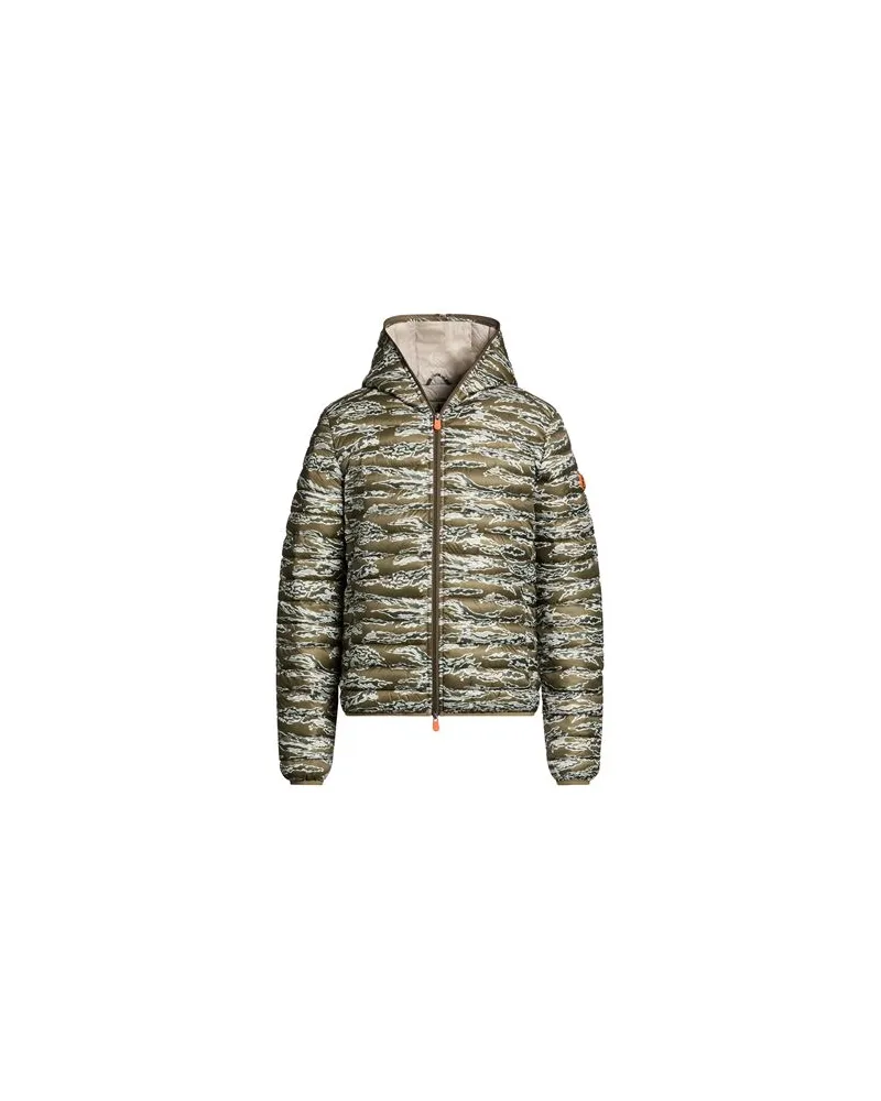 Save The Duck JACKEN & MÄNTEL - Pufferjacken & Daunenjackenauf YOOX.COM Militärgrün